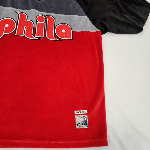 Vintage Unisex DELF Sportswear Pullover Embroidery PHILA Logo Long Sleeves Suede - Picture 11 of 16